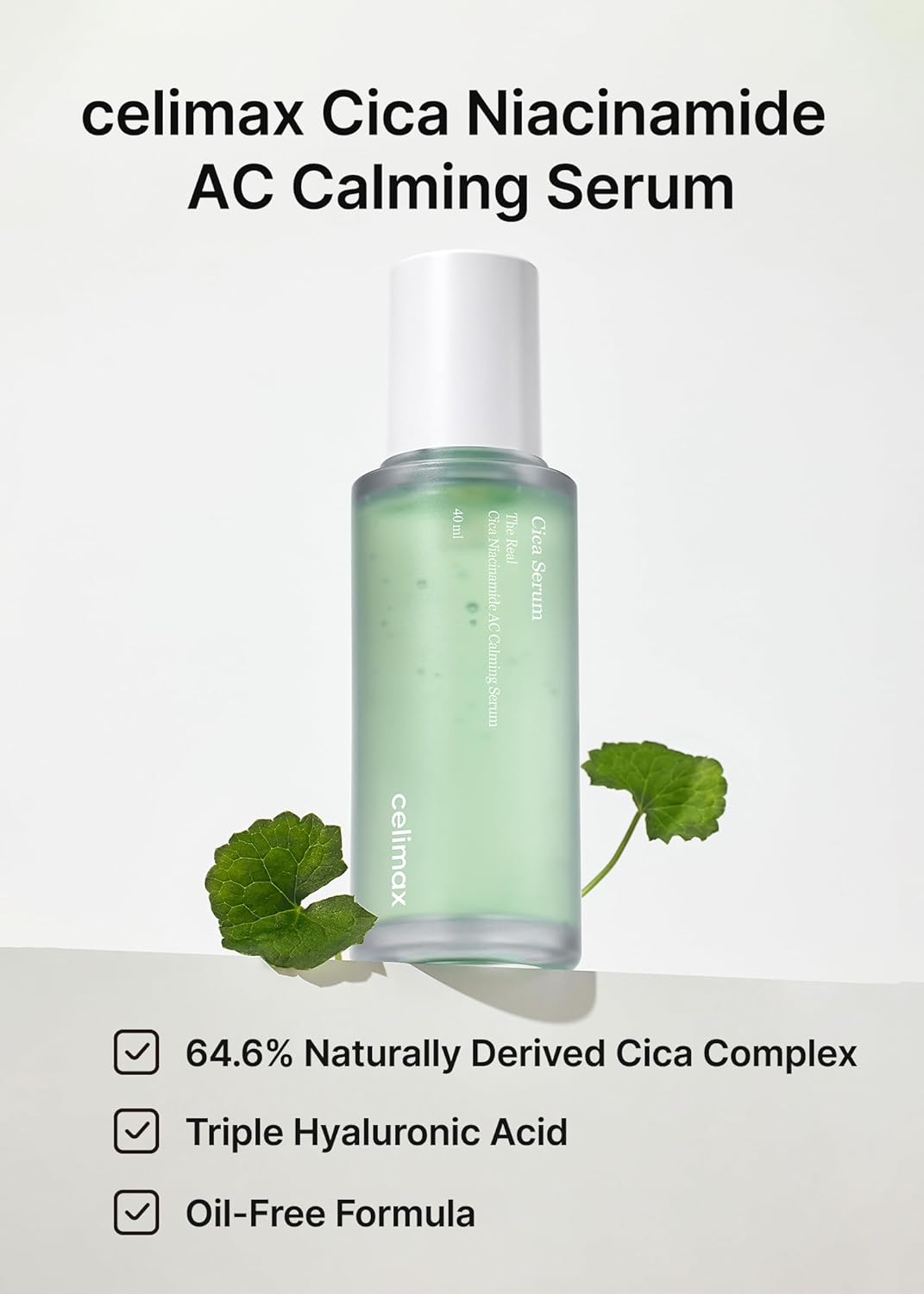 Buy Celimax The Real Cica Niacinamide AC Calming Serum | 40ml at Best Price Online in UAE - Glow Beauty