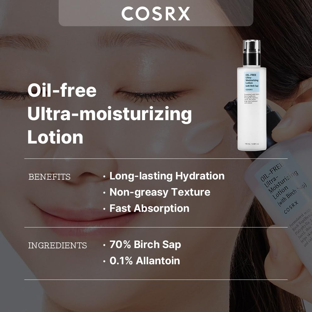 Buy Cosrx - Oil Free Ultra Moisturizing Lotion at Best Price Online in UAE - Glow Beauty
