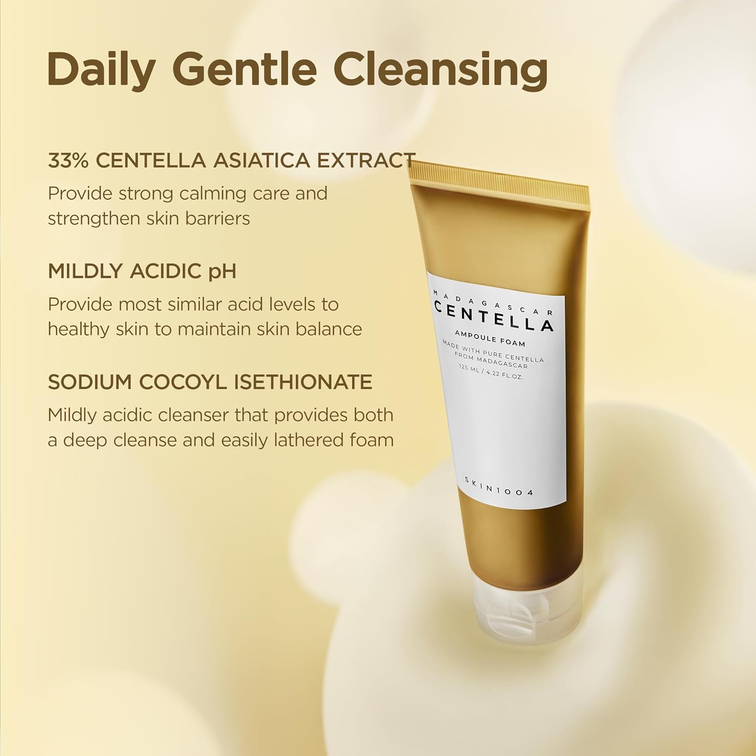 Skin1004 - Madagascar Centella Ampoule Foam Cleanser - 125g