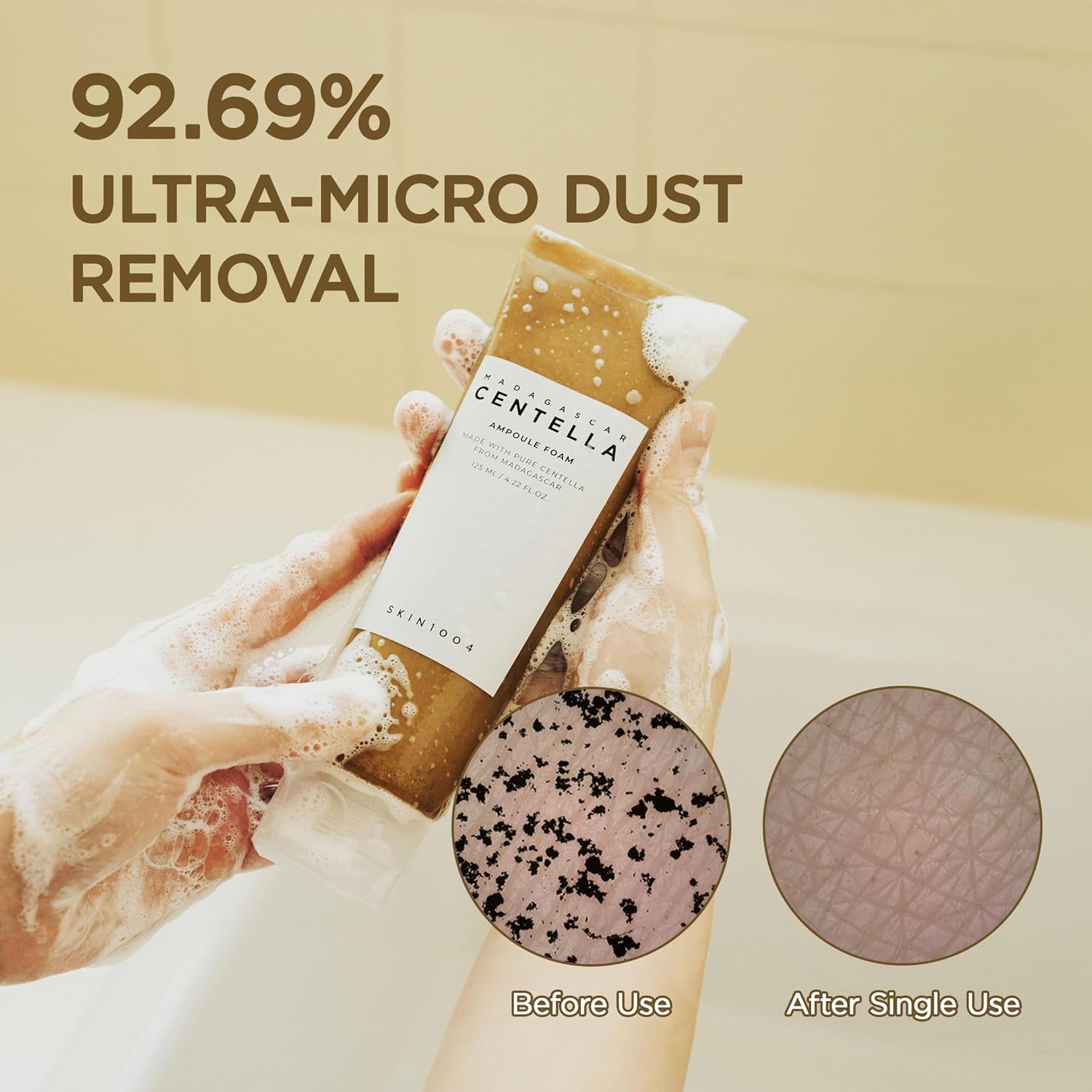 Buy Skin1004 - Madagascar Centella Ampoule Foam Cleanser - 125g at Best Price Online in UAE - Glow Beauty