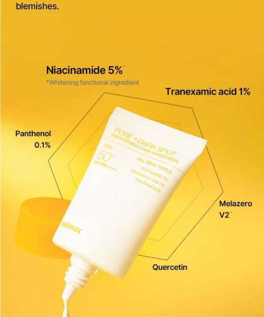 سيليماكس بور+دارك سبوت تفتيح البشرة وواقي الشمس - 50 مل