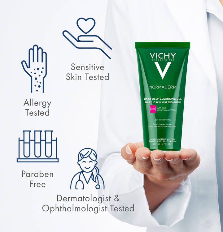Buy Vichy Normaderm Phytosolution Intensive Purifying Gel Cleanser at Best Price Online in UAE - Glow Beauty