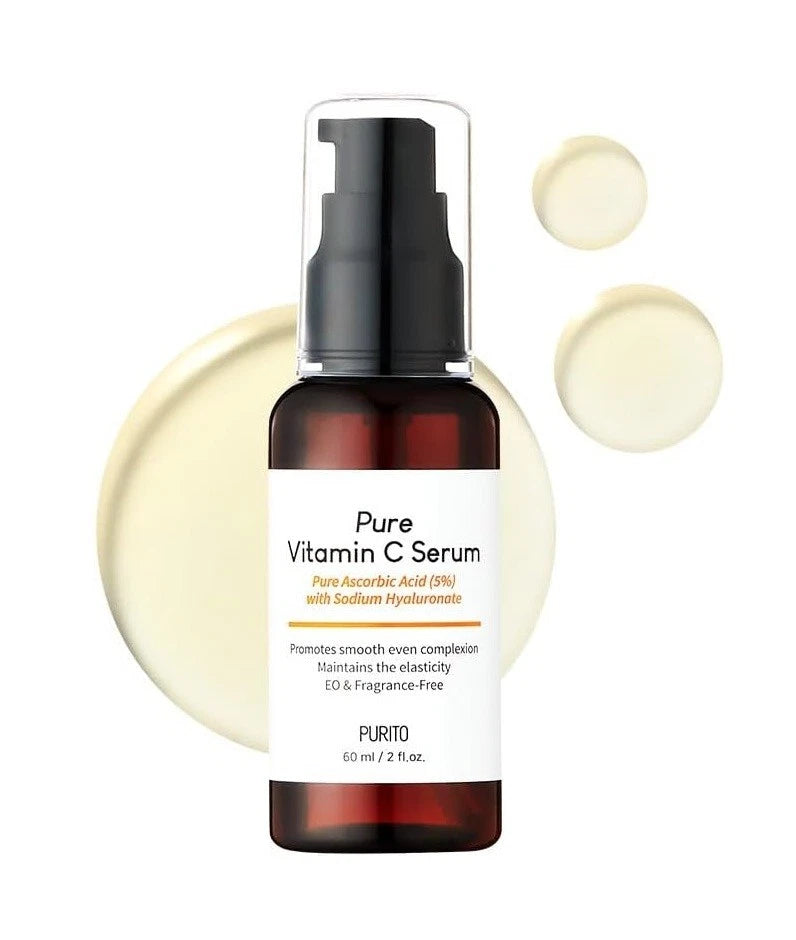 Buy Purito Pure Vitamin C Serum 60ml | Korean Vegan Skincare, Fragrance-Free at Best Price Online in UAE - Glow Beauty
