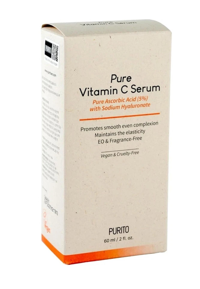 Buy Purito Pure Vitamin C Serum 60ml | Korean Vegan Skincare, Fragrance-Free at Best Price Online in UAE - Glow Beauty
