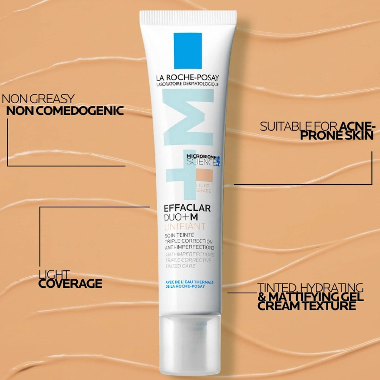 Buy La Roche-Posay Effaclar Duo+M Tinted Care - 40ml | 30-75% OFF in UAE - Glow Beauty
