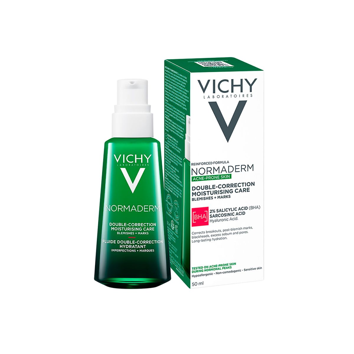 Buy Vichy Normaderm Double-correction Fluid at Best Price Online in UAE - Glow Beauty