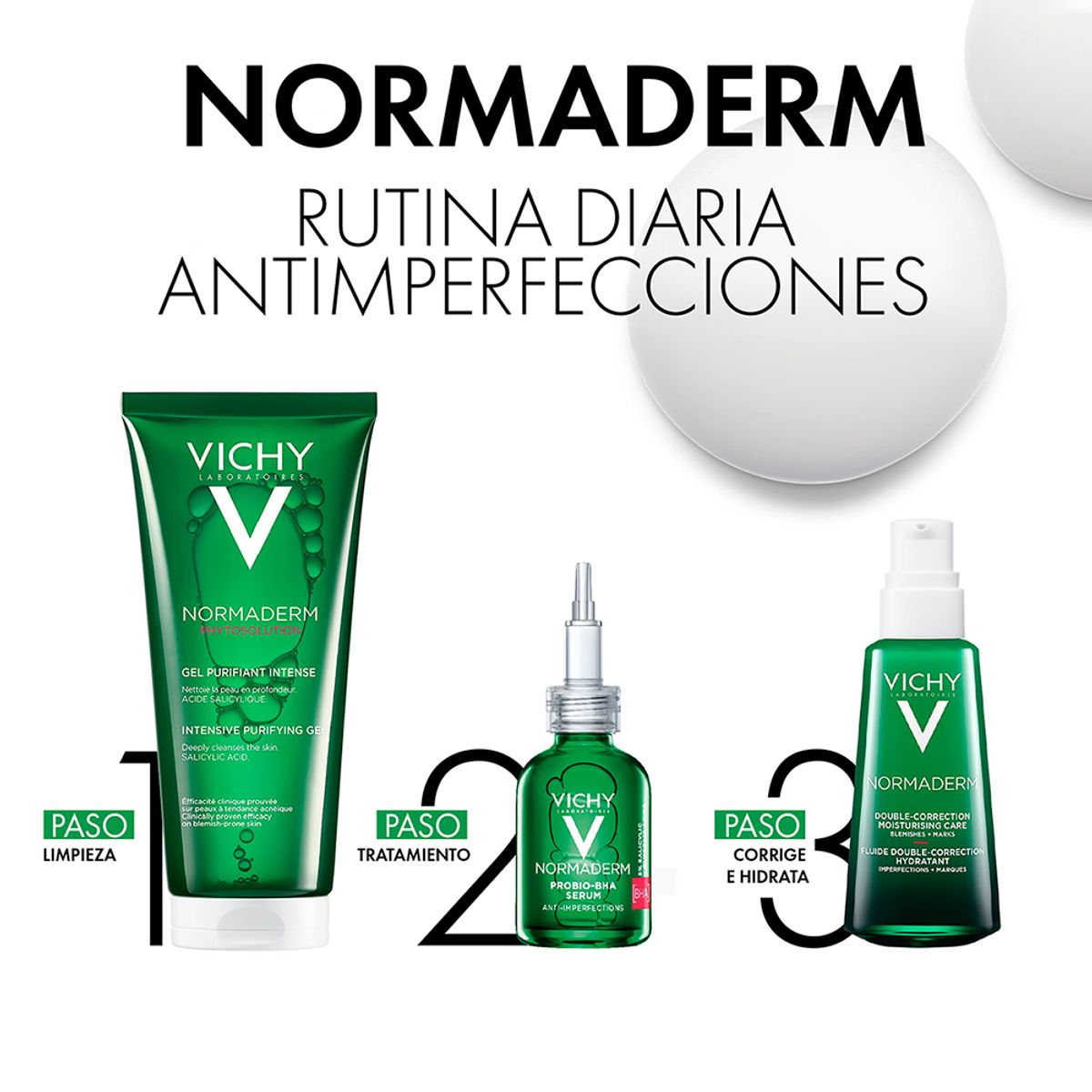 Buy Vichy Normaderm Double-correction Fluid at Best Price Online in UAE - Glow Beauty