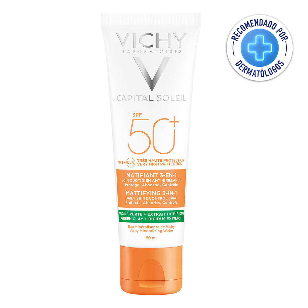 Buy Vichy Capital Soleil Mattifying 3-in-1 Spf50+ at Best Price Online in UAE - Glow Beauty