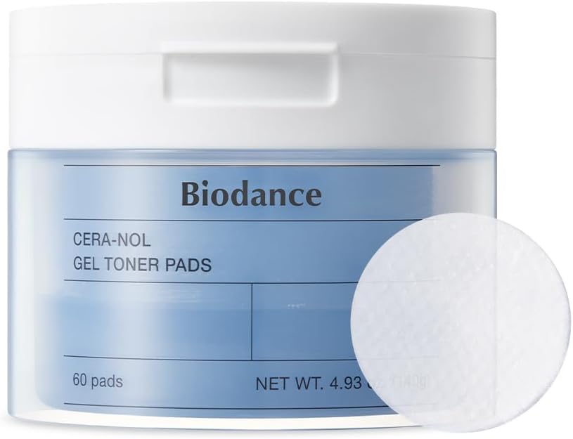 BIODANCE Cera-nol Gel Toner Pads – Soothing Moisturizer for Sensitive Skin - 140g