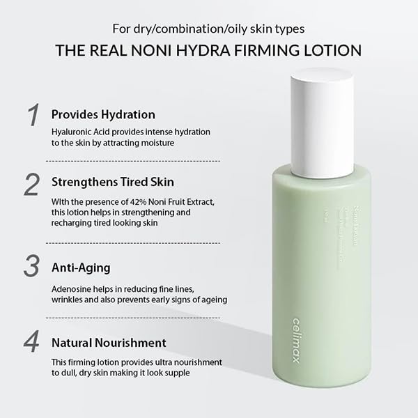 Buy celimax The Real Noni Hydra Firming Lotion at Best Price Online in UAE - Glow Beauty