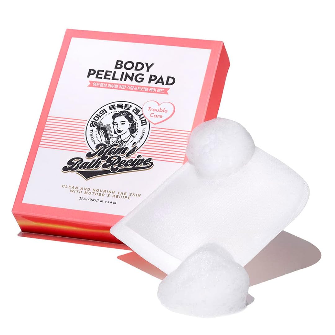 Mom’s Bath Recipe Body Peeling Pad – Original (8 Sheets)