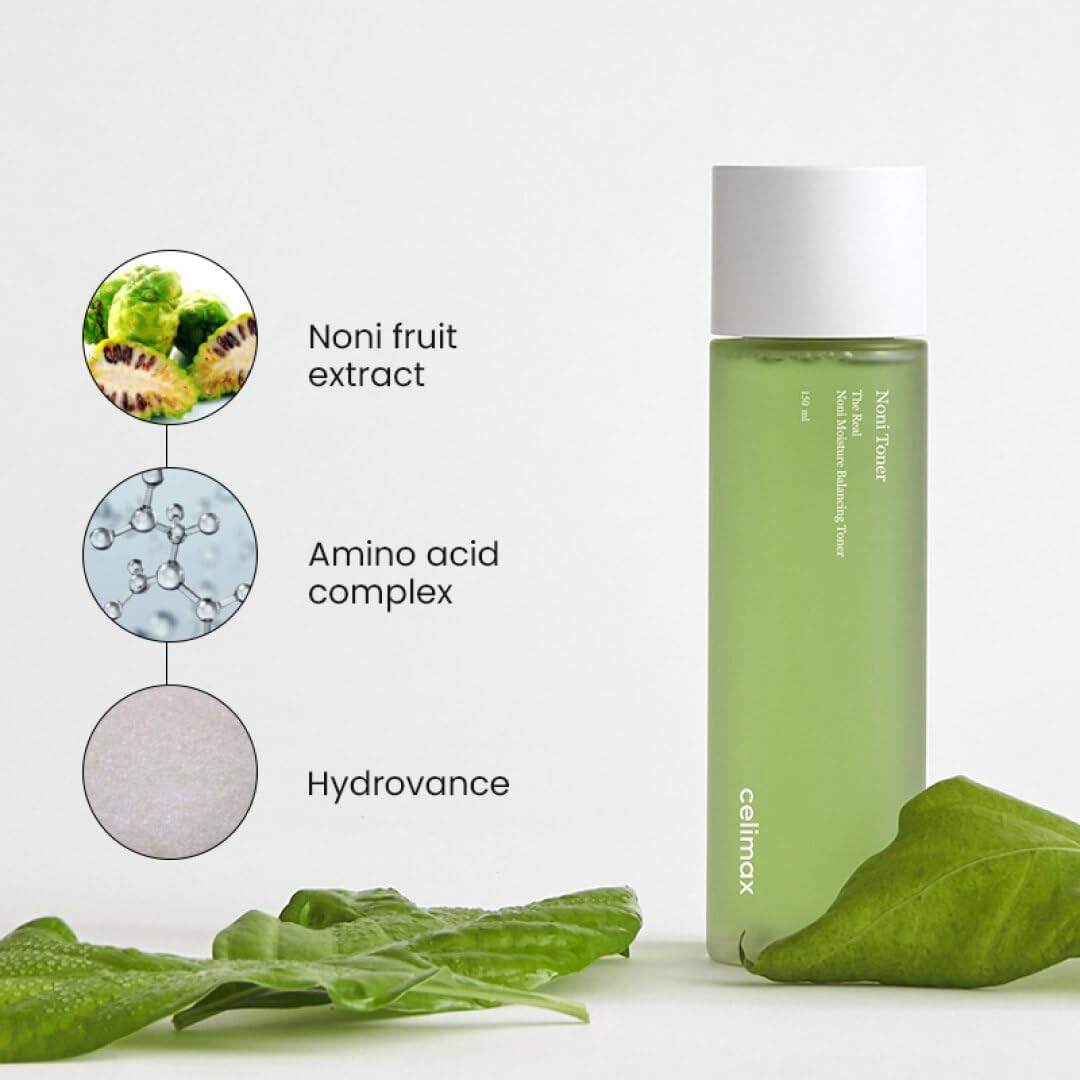 Buy Celimax The Real Noni Moisture Balancing Toner – 150ml at Best Price Online in UAE - Glow Beauty