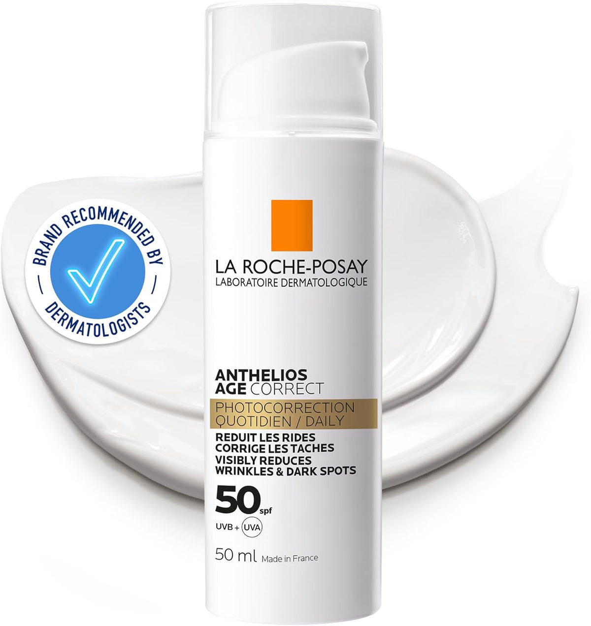 Buy La Roche Posay Anthelios Age Correct SPF50 Sunscreen with Niacinamide at Best Price Online in UAE - Glow Beauty