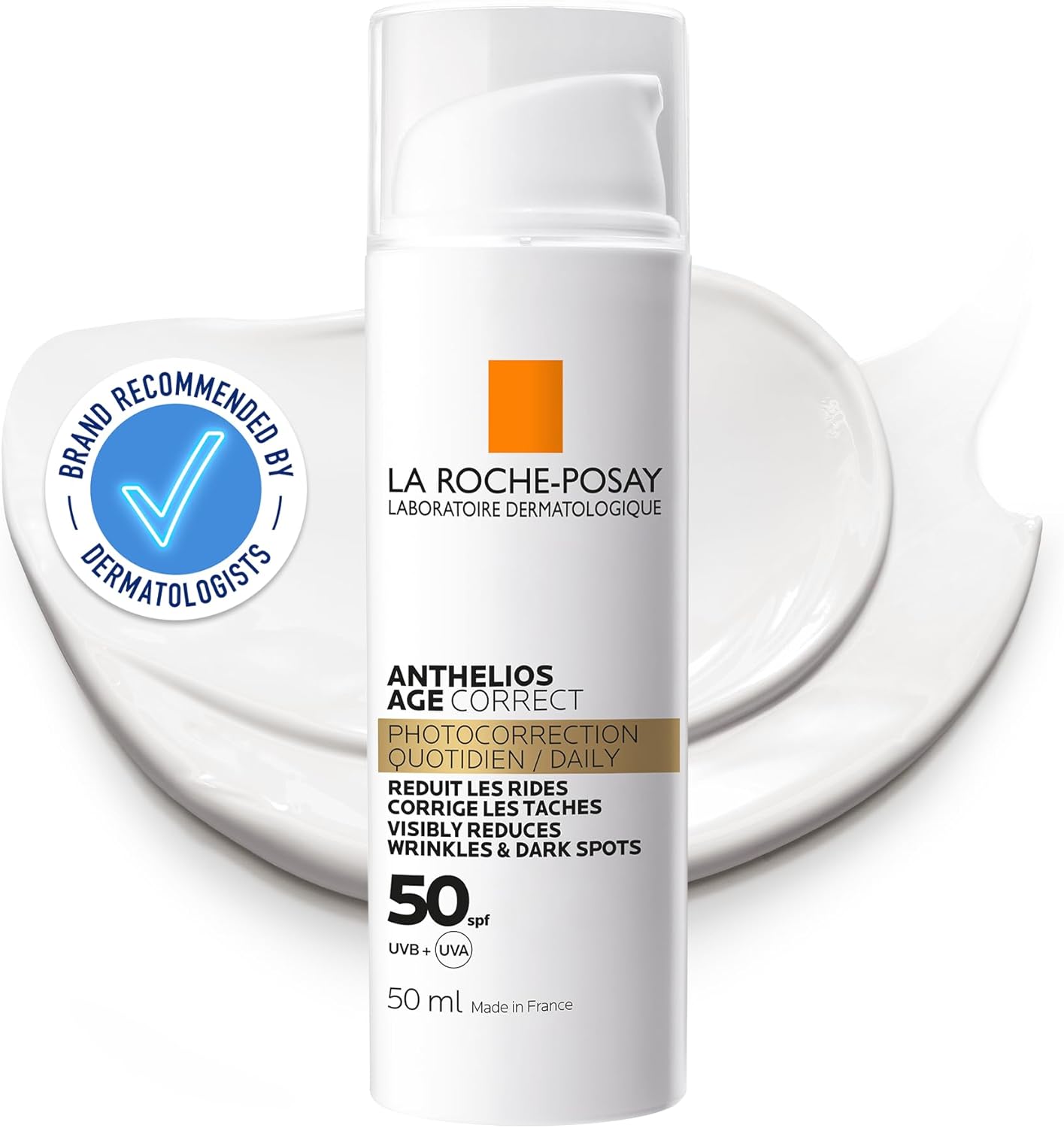 Buy La Roche Posay Anthelios Age Correct SPF50 Sunscreen with Niacinamide at Best Price Online in UAE - Glow Beauty