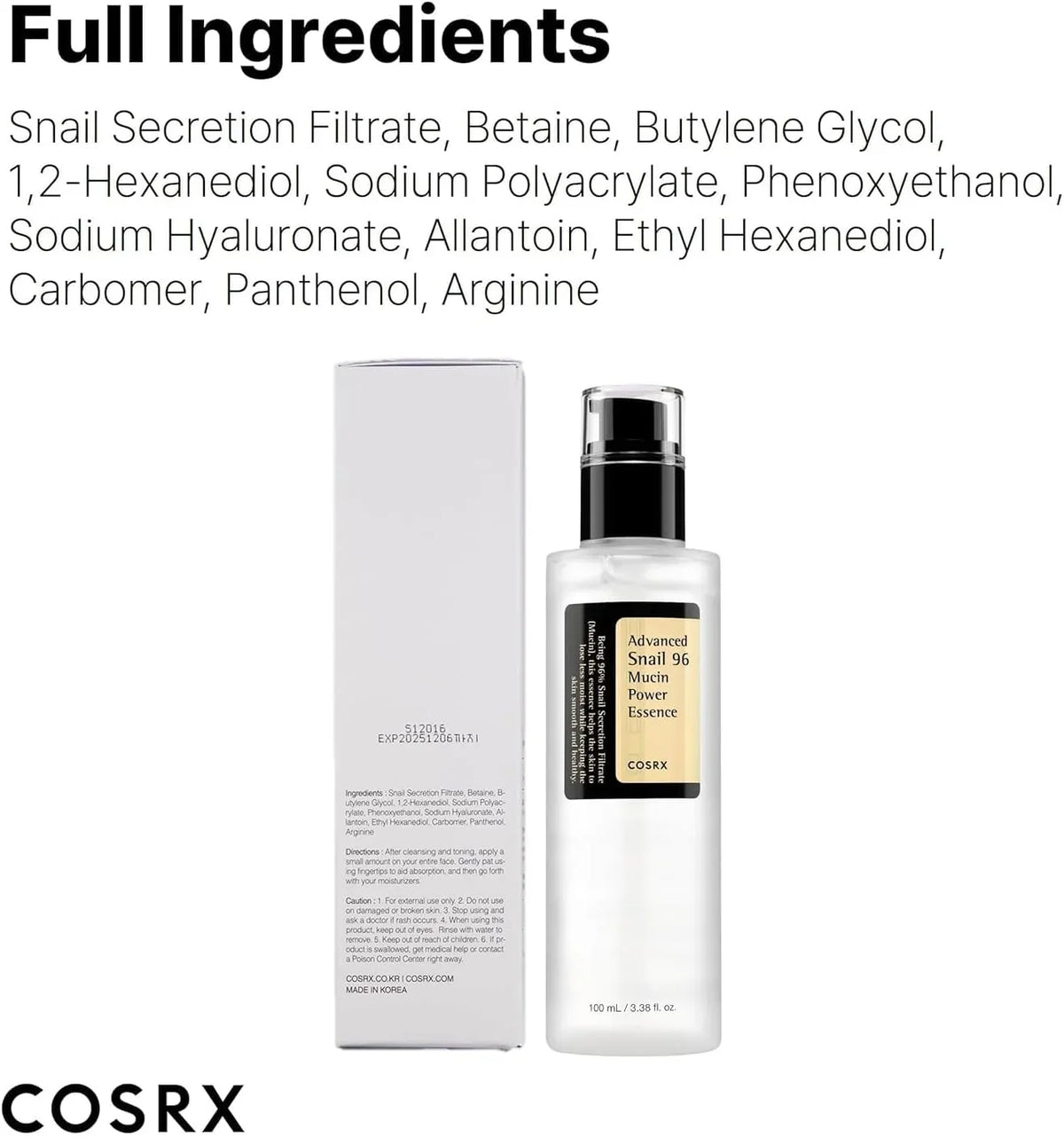 Cosrx - Advanced Snail 96 Mucin Power Essence