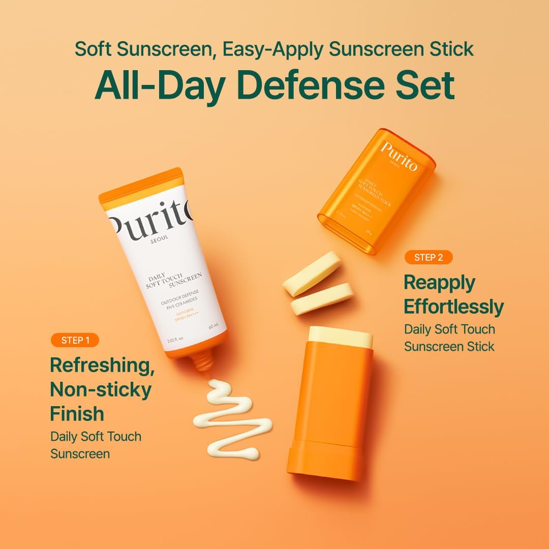 Buy PURITO Seoul Daily Soft Touch Sunscreen Stick SPF50+ at Best Price Online in UAE - Glow Beauty
