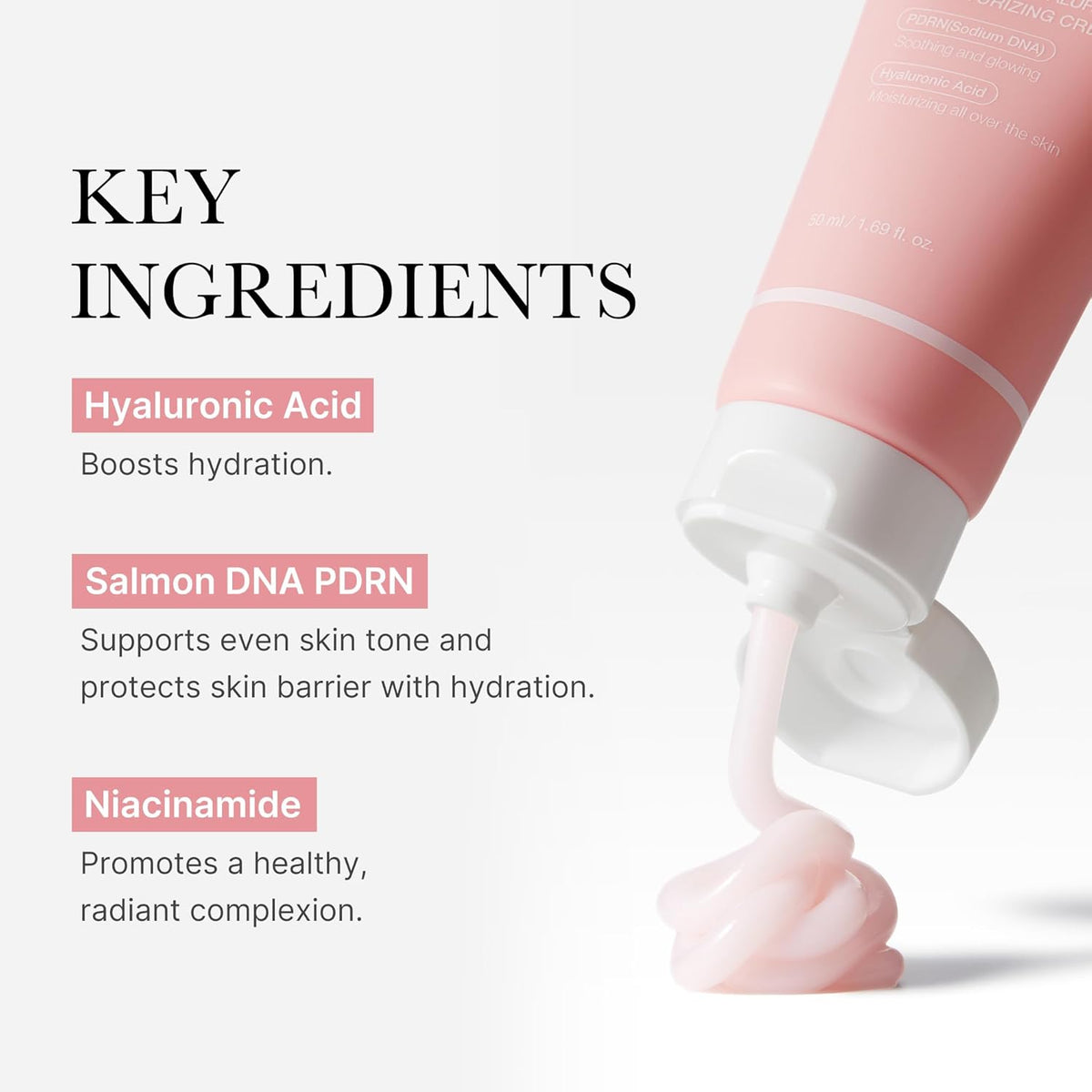 Buy Medicube Salmon DNA PDRN Pink Hyaluronic Moisturizing Cream – 50ml at Best Price Online in UAE - Glow Beauty