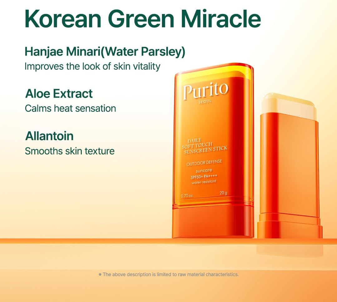 Buy PURITO Seoul Daily Soft Touch Sunscreen Stick SPF50+ at Best Price Online in UAE - Glow Beauty