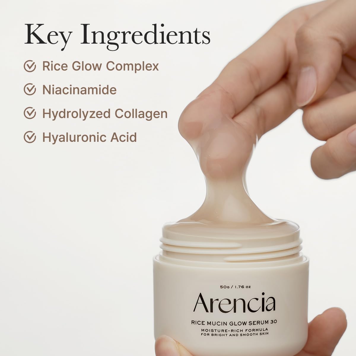 Buy Arencia Rice Mucin Glow Serum Glowing & Soothing at Best Price Online in UAE - Glow Beauty