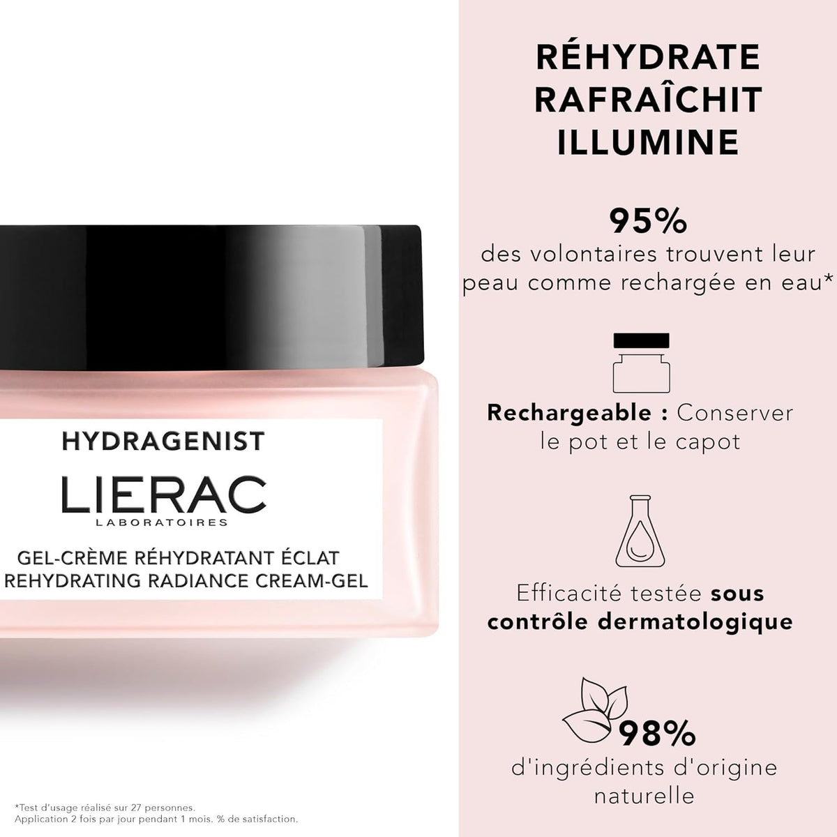 Buy Lierac Hydragenist The Rehydrating Radiance Cream-Gel 50 ml at Best Price Online in UAE - Glow Beauty