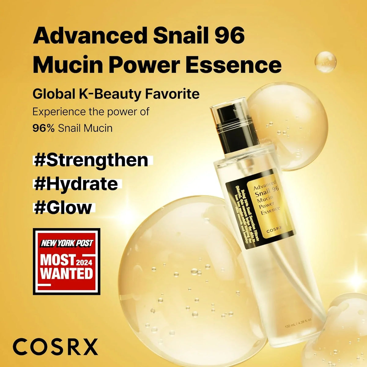 Cosrx - Advanced Snail 96 Mucin Power Essence