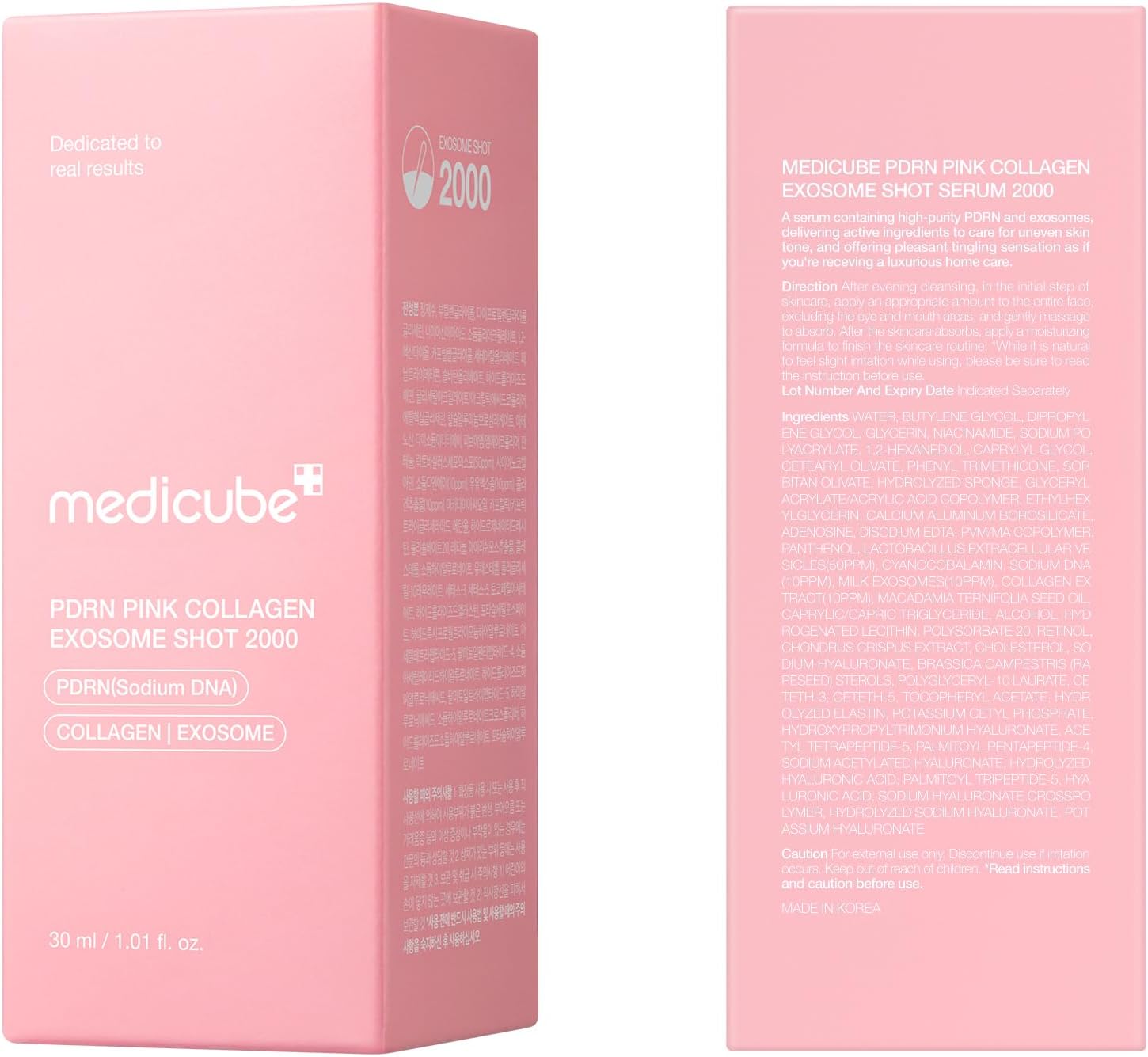 Buy Medicube PDRN Pink Collagen Exosome Shot Serum – 30ml at Best Price Online in UAE - Glow Beauty