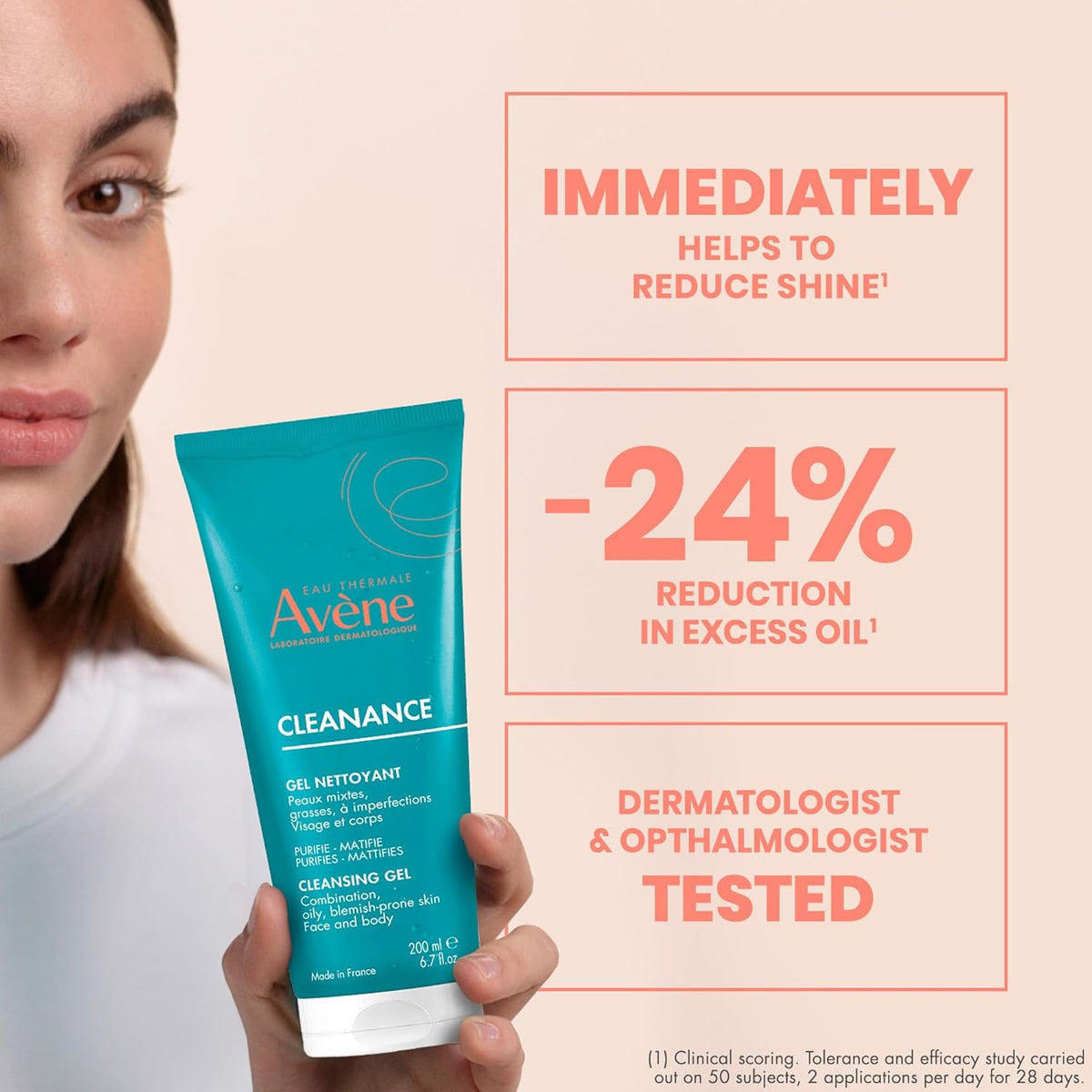 Buy Avene - Cleanance Cleansing Gel Blue at Best Price Online in UAE - Glow Beauty