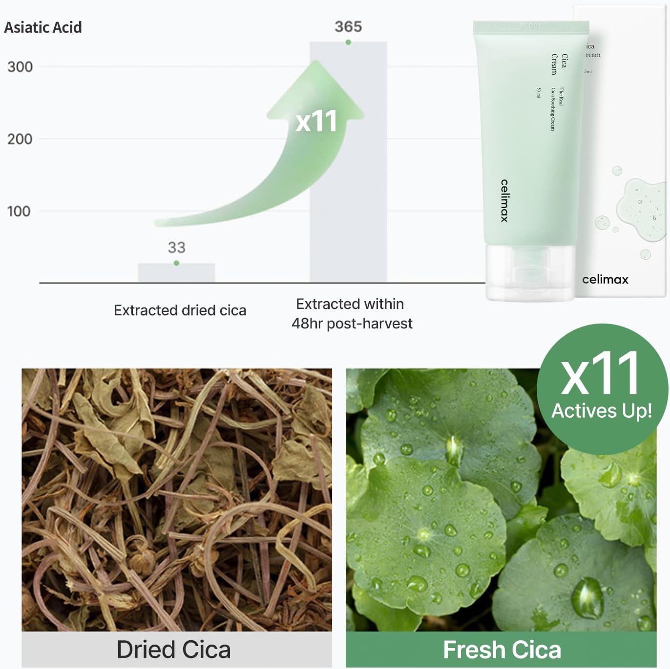 Buy Celimax The Real Cica Soothing Cream | 73% Fresh Cica Extract | 50ml at Best Price Online in UAE - Glow Beauty