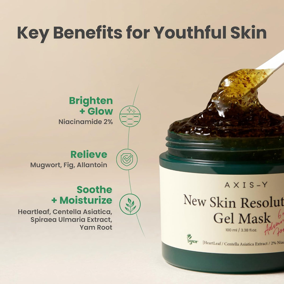 Buy Axis-Y New Skin Resolution Gel Mask 100 ml at Best Price Online in UAE - Glow Beauty