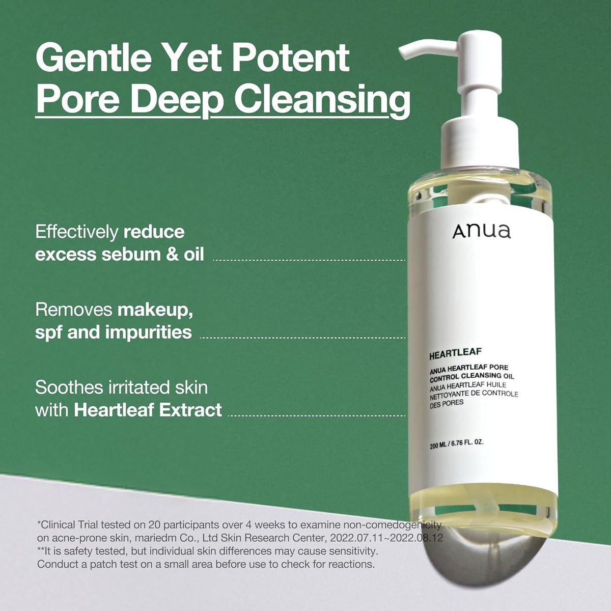 Buy ANUA Heartleaf Pore Control Cleansing Oil – 200ml at Best Price Online in UAE - Glow Beauty