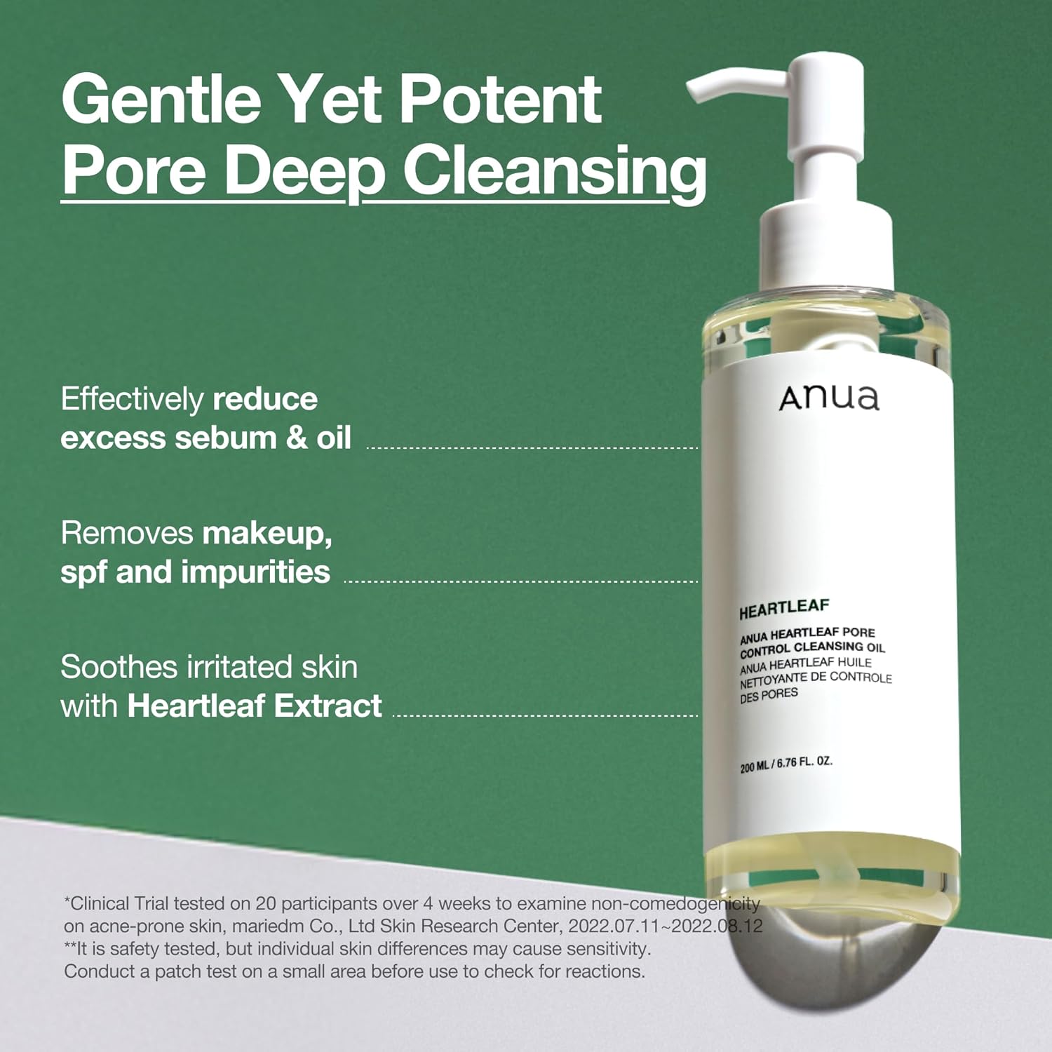 Buy ANUA Heartleaf Pore Control Cleansing Oil – 200ml at Best Price Online in UAE - Glow Beauty