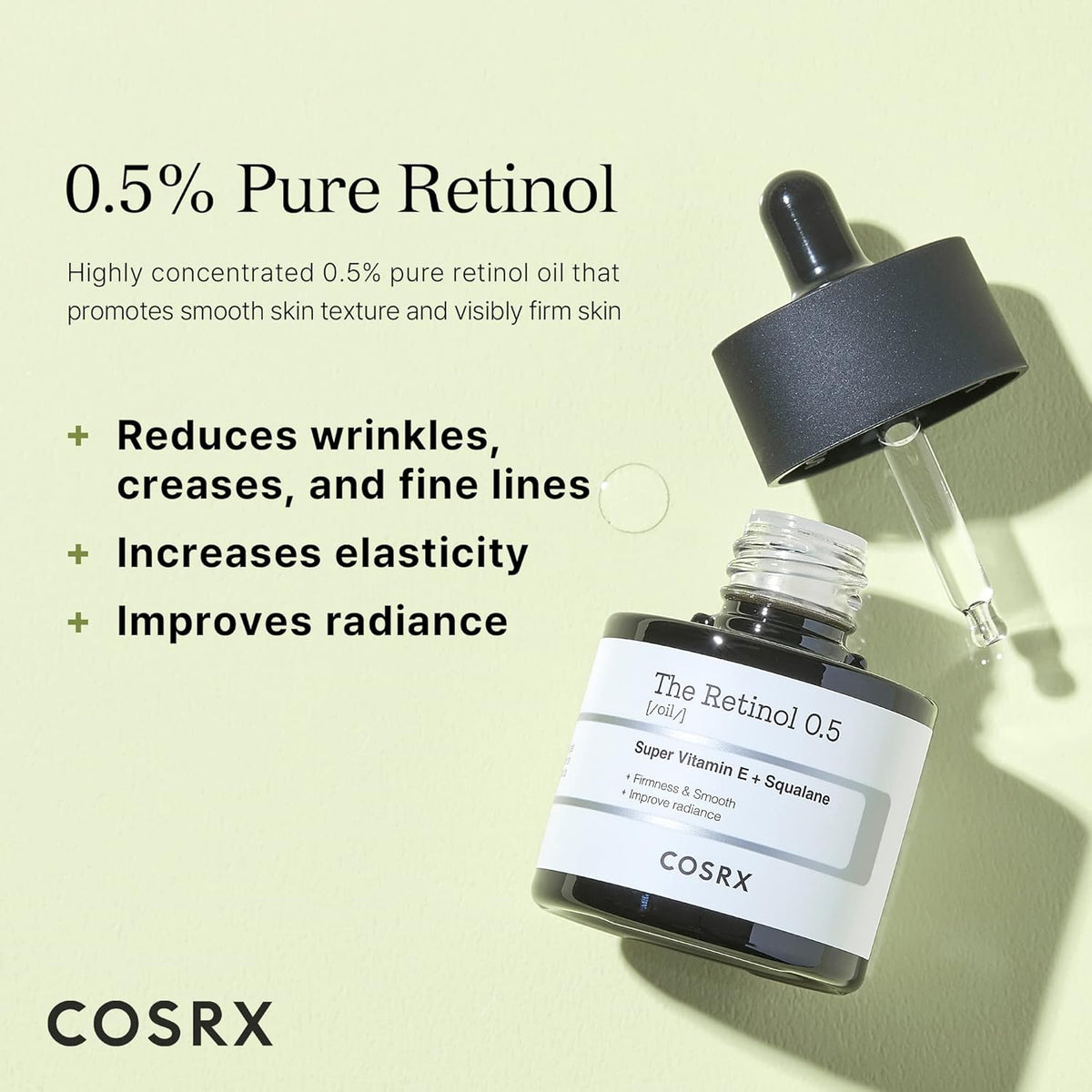 Buy Cosrx - The Retinol 0.5 Oil Super Vitamin E + Squalane at Best Price Online in UAE - Glow Beauty