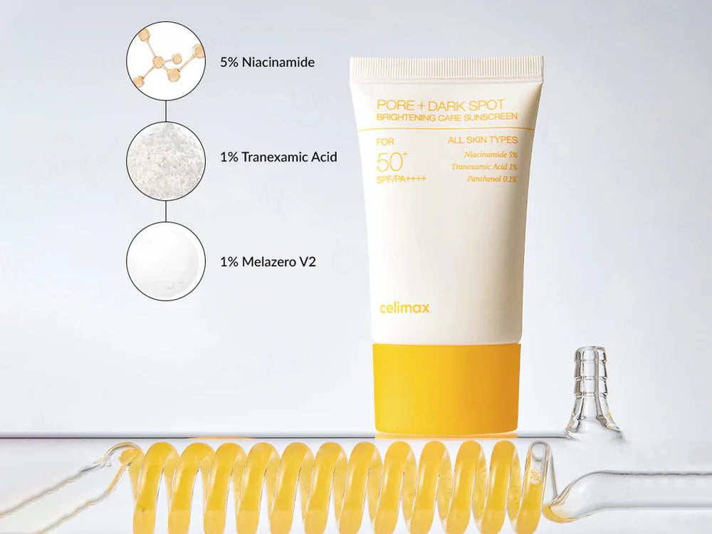 سيليماكس بور+دارك سبوت تفتيح البشرة وواقي الشمس - 50 مل