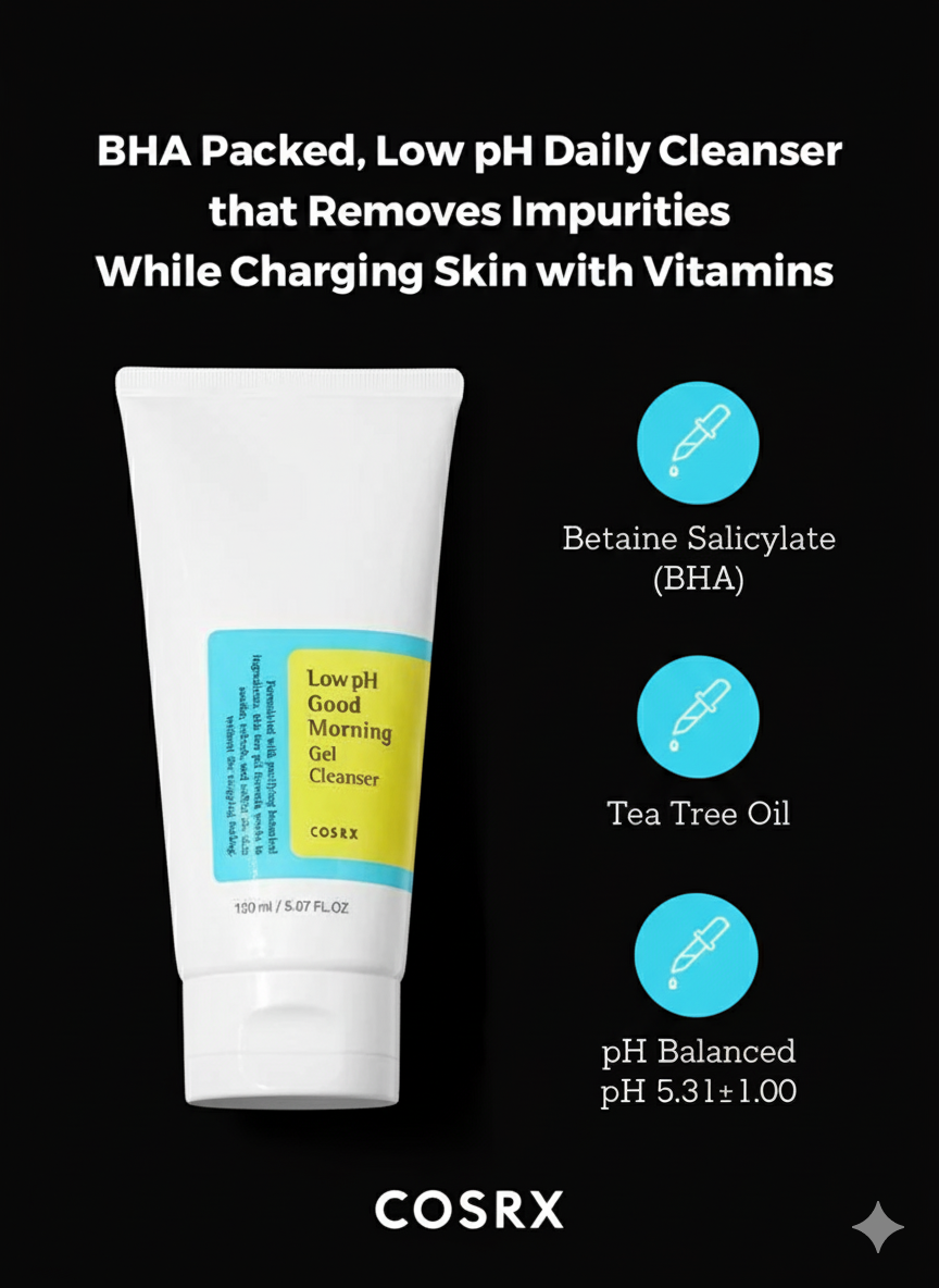Cosrx - Low Ph Good Morning Gel Cleanser 50ml