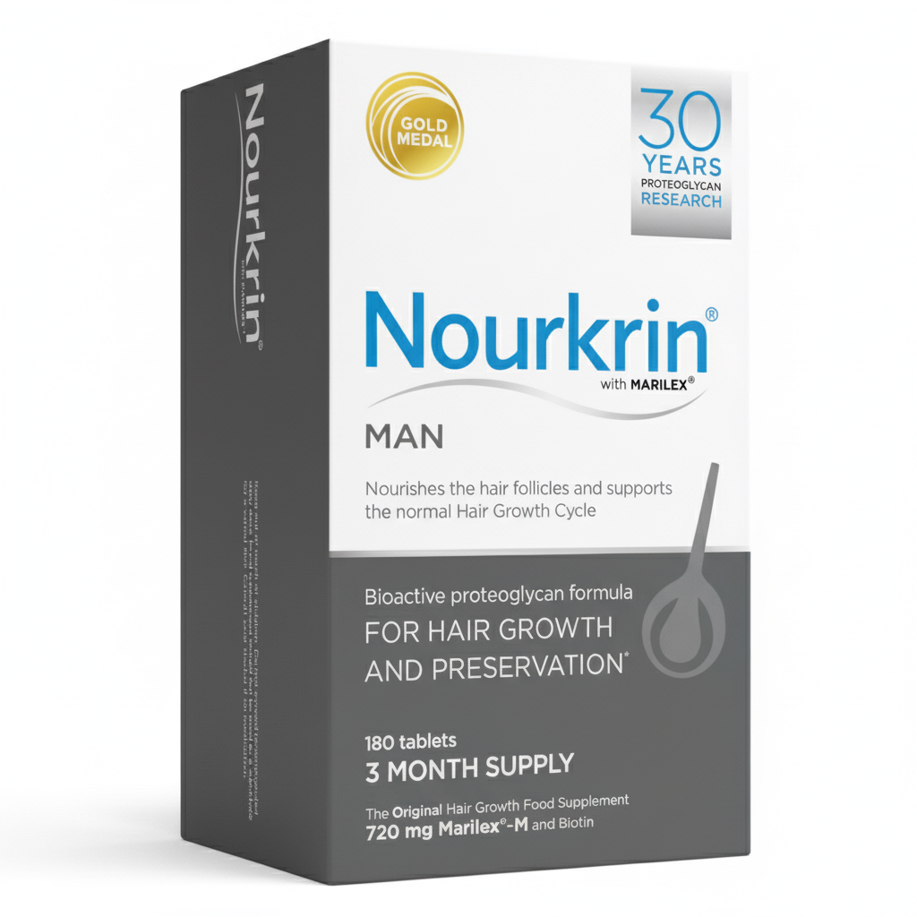 Nourkrin  Man – 3-Month Hair Preservation Programme (180 Tablets
