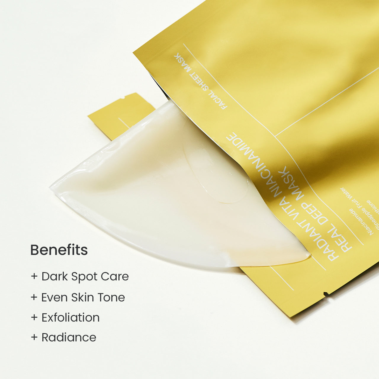 BIODANCE Radiant Vita Niacinamide Real Deep Mask (4 Masks – 34g Each)