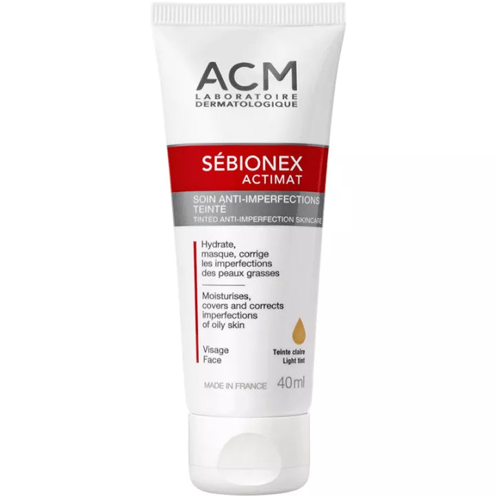 Buy Acm Sebionex Actimat Tinted Anti-Imperfection Care - 40ml at Best Price Online in UAE - Glow Beauty