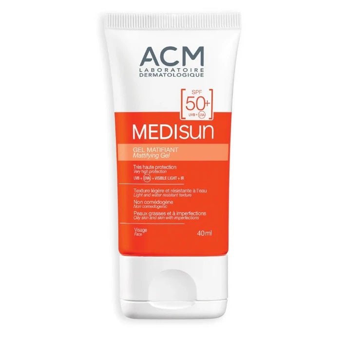 Acm - Medisun Matifying Gel Spf50+ - 40ml - Glow Beauty
