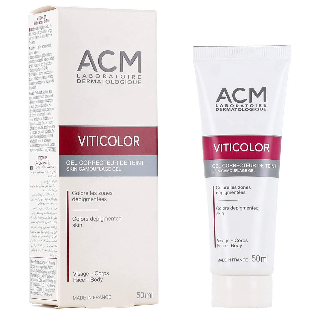 Buy Acm Viticolor Skin Camouflage Gel - 50ml at Best Price Online in UAE - Glow Beauty