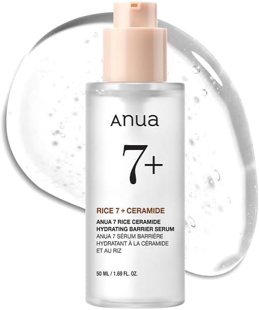 ANUA Rice Ceramide 7 Hydrating Barrier Serum – 50ml - Glow Beauty