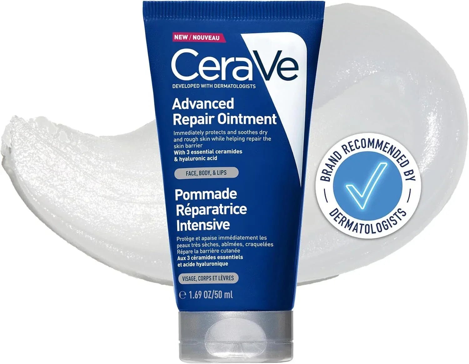 CeraVe Advanced Repair Ointment with Hyaluronic Acid - 50ml - Glow Beauty