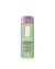 Clinique liquid facial soap bottle with pink cap on a white background