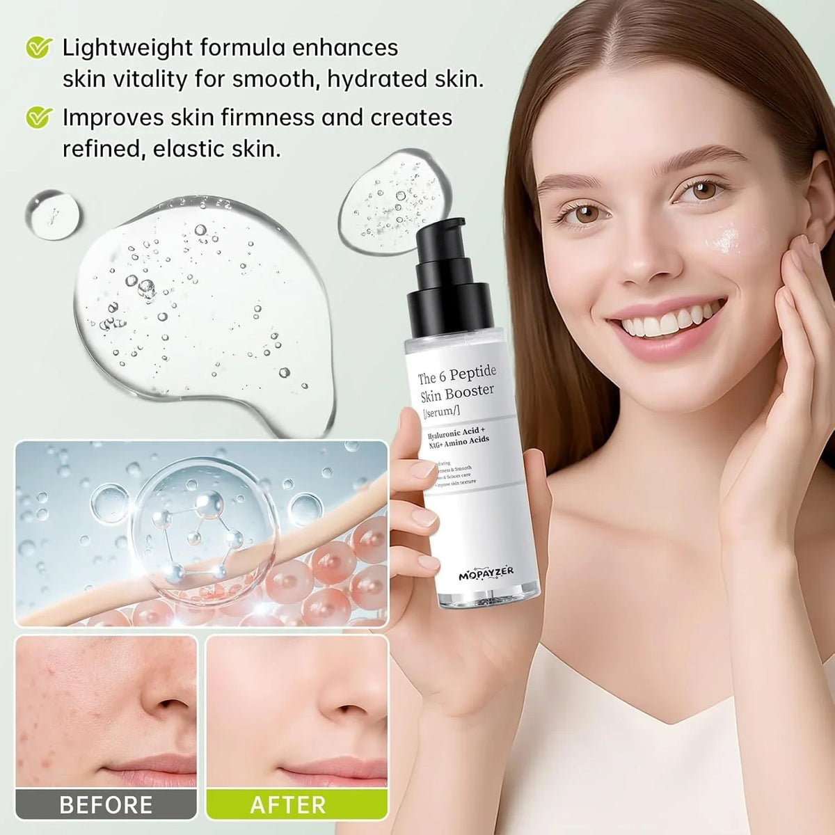 Cosrx - 6X Peptide Skin Booster Serum - Glow Beauty