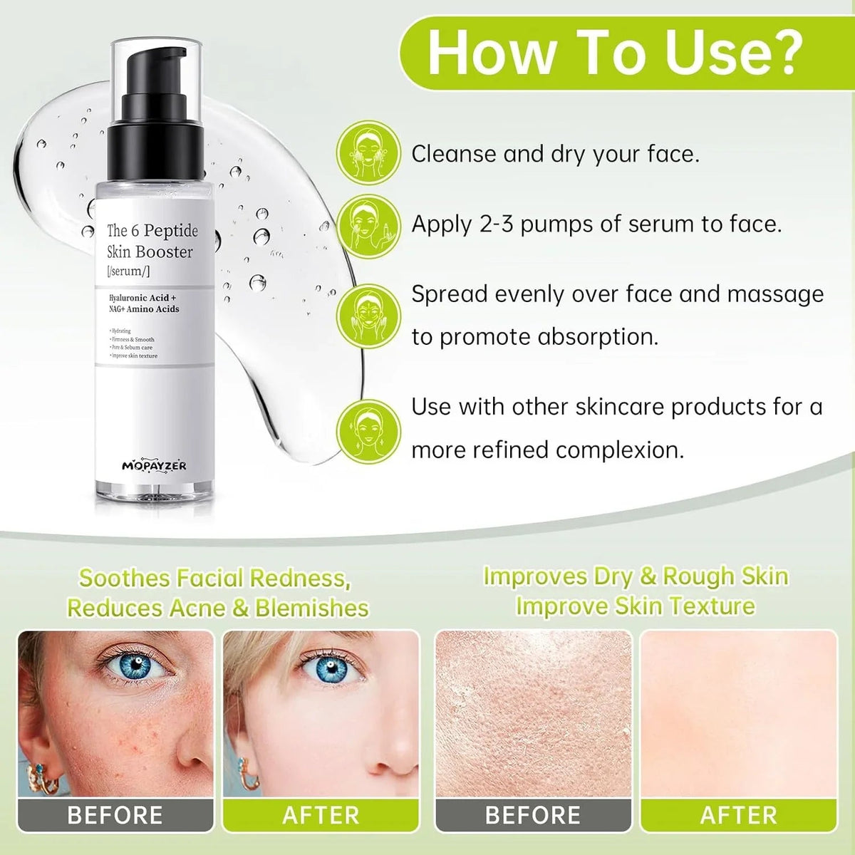 Cosrx - 6X Peptide Skin Booster Serum - Glow Beauty