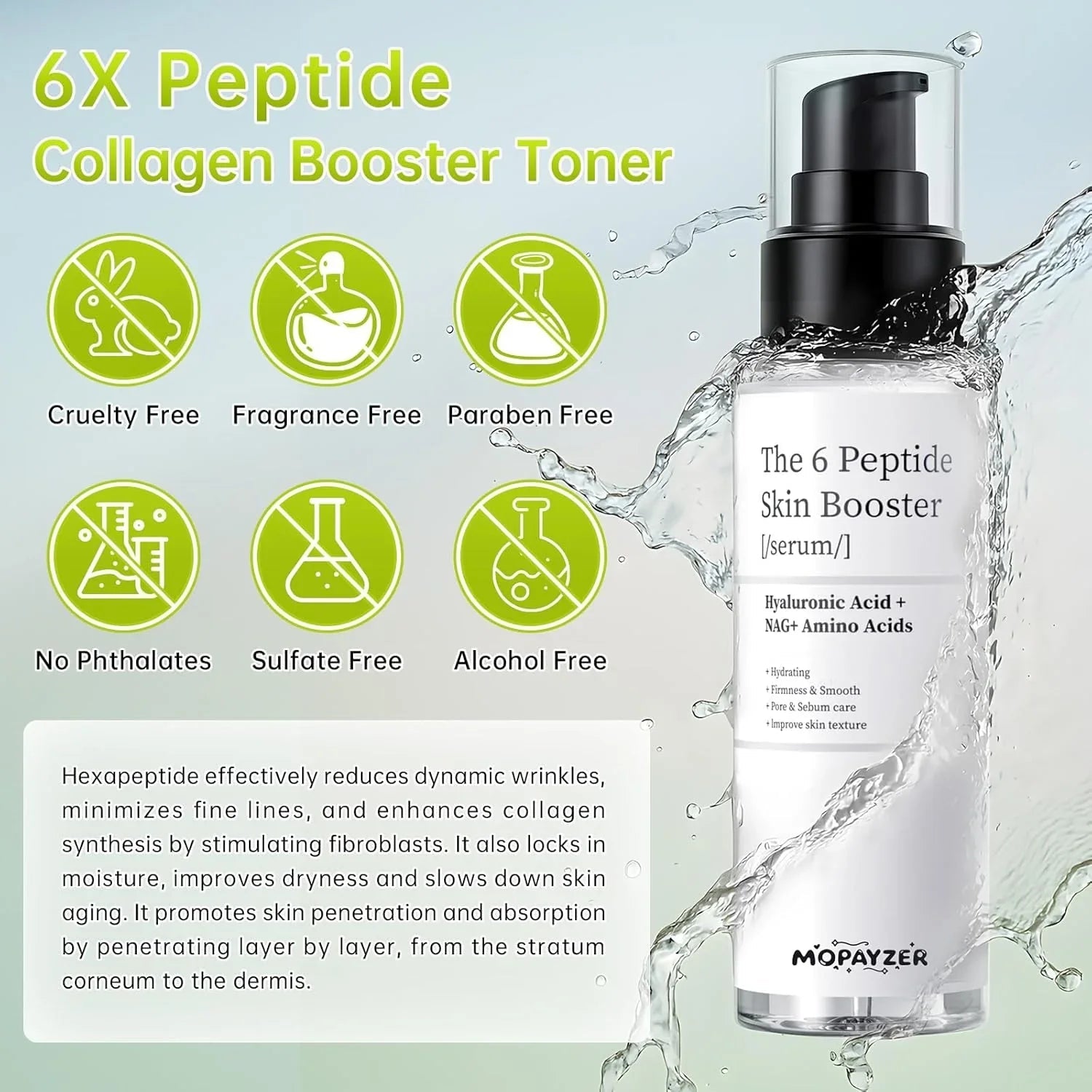 Cosrx - 6X Peptide Skin Booster Serum - Glow Beauty