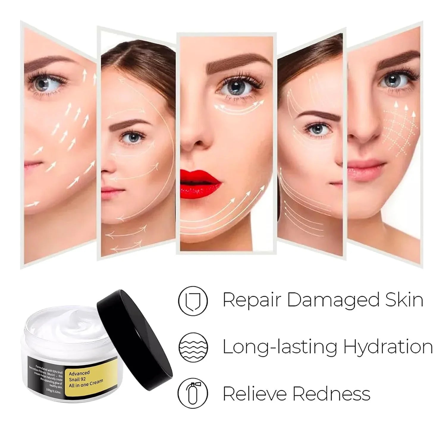 Cosrx - Advanced Snail 92% All In One Cream - Glow Beauty