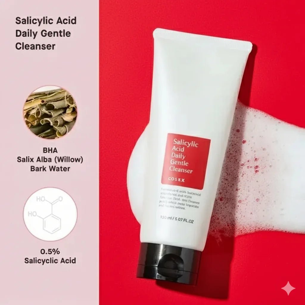 Cosrx - Salicylic Acid Daily Gentle Cleanser - Glow Beauty