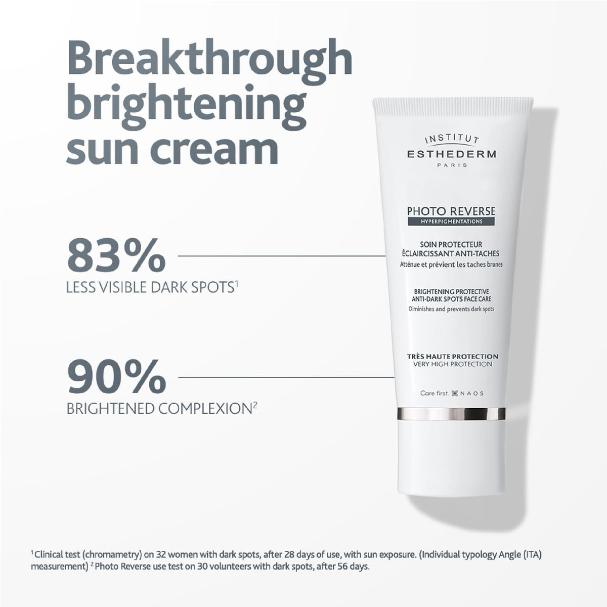 Institut Esthederm Photo Reverse Brightening Protective Anti - Dark Spots Face Care - 50ml - Glow Beauty