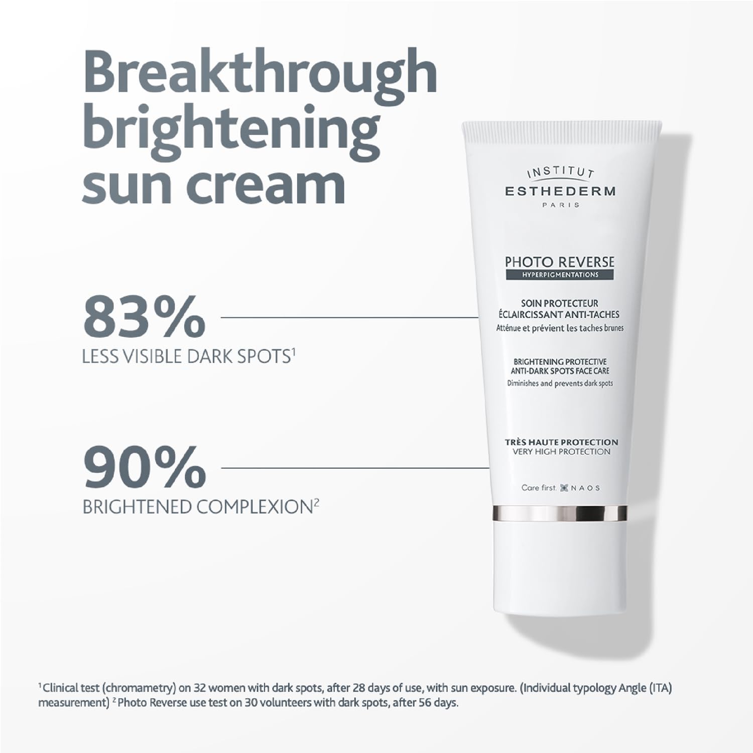 Institut Esthederm Photo Reverse Brightening Protective Anti - Dark Spots Face Care - 50ml - Glow Beauty