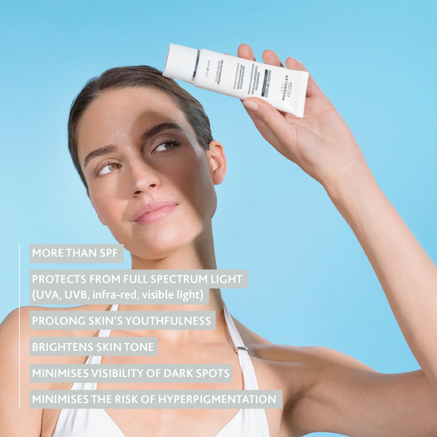 Institut Esthederm Photo Reverse Brightening Protective Anti - Dark Spots Face Care - 50ml - Glow Beauty